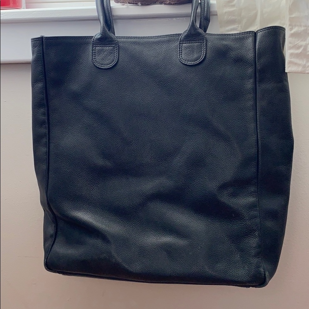 BARNEYS NEW YORK LEATHER BAG